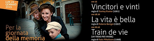 Proiezioni per la Giornata della Memoria